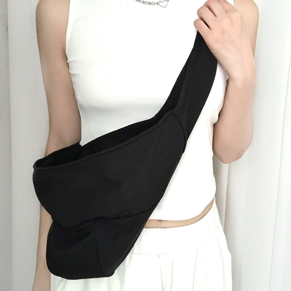 Women's 2-in-1 Cotton Hood Hat & Crossbody Bag - image 4